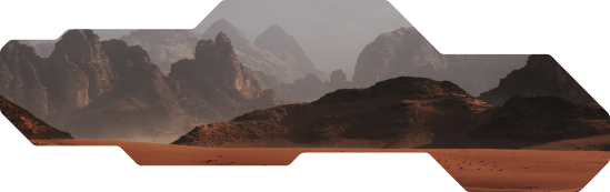 futuristic desert
